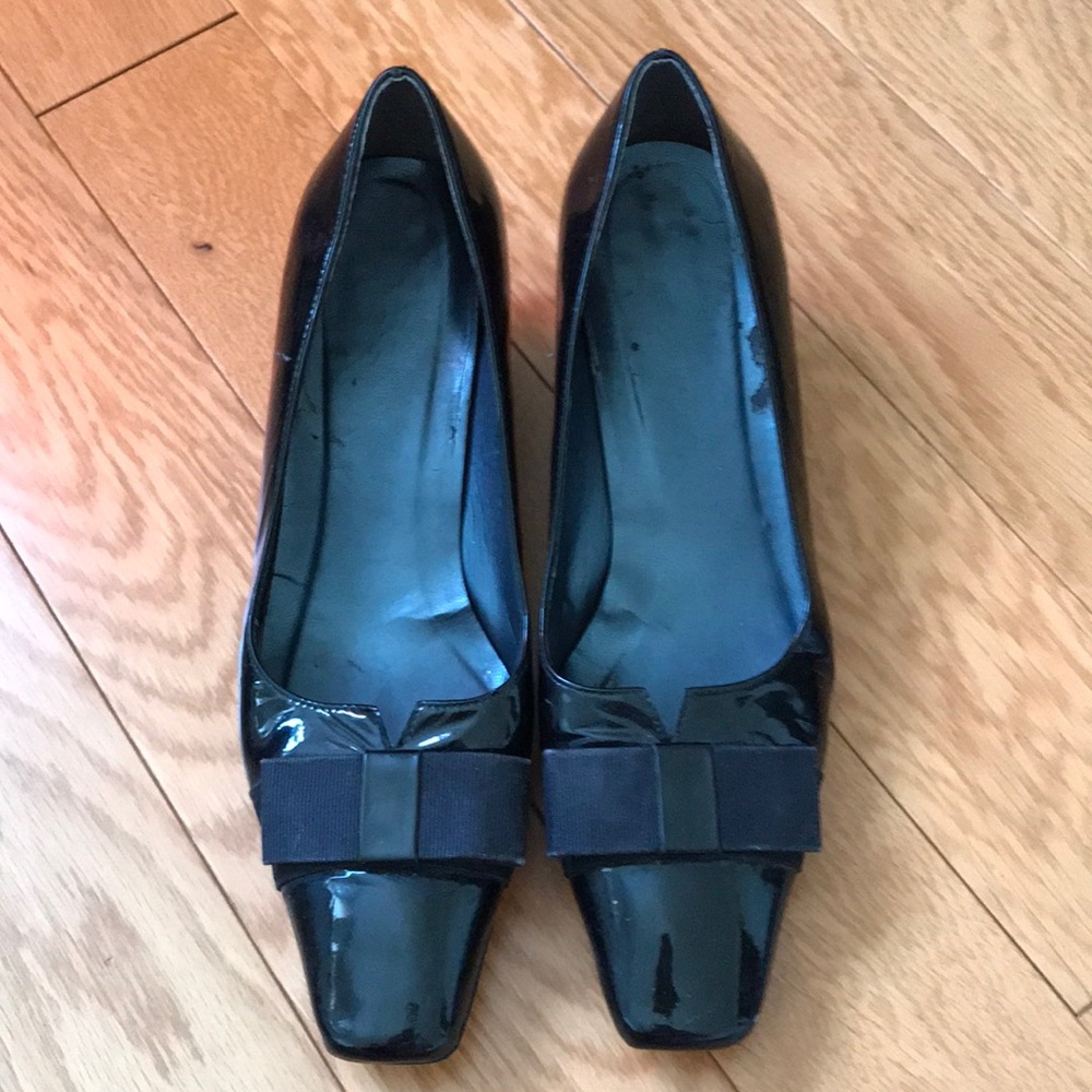 Stuart Weizmann Mr Seymour black patent dress shoe
